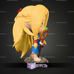 Marcille Dungeon Meshi Chibi 160mm STL Files