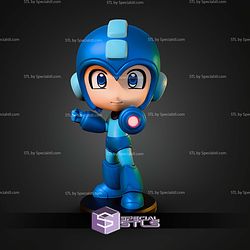 Megaman Chibi 160mm STL Files