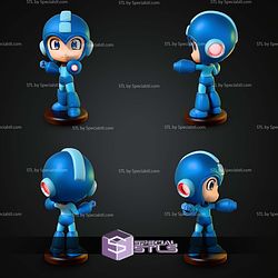 Megaman Chibi 160mm STL Files