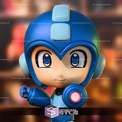 Megaman Chibi 160mm STL Files