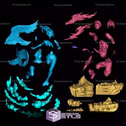 Meliodas and Elizabeth 200mm STL Files