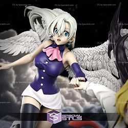 Meliodas and Elizabeth 200mm STL Files