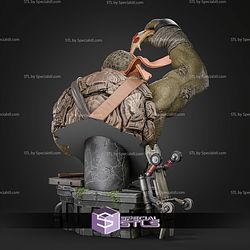 Michelangelo Bust TMNT Pizza 202mmm STL Files