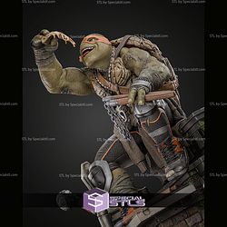 Michelangelo TMNT Pizza 359mmm STL Files