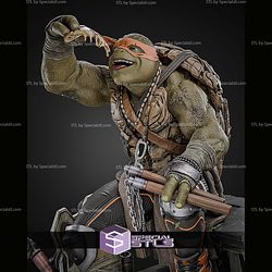 Michelangelo TMNT Pizza 359mmm STL Files
