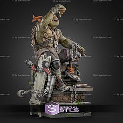 Michelangelo TMNT Pizza 359mmm STL Files