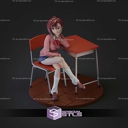 Momo Ayase Study Time 151mm STL Files