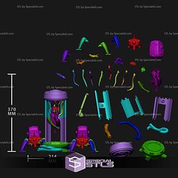 Motoko Kusanagi the Lab 370mm STL Files