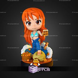 Nami One Piece Chibi 150mm STL Files