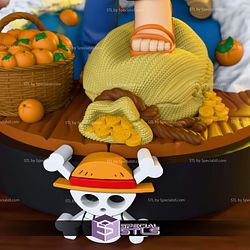 Nami One Piece Chibi 150mm STL Files