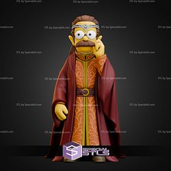 Ned Flanders Elrond Mashup STL Files