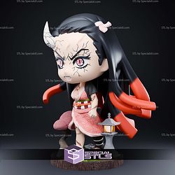 Nezuko Demon Slayer Oni Chibi STL Files