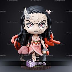 Nezuko Demon Slayer Oni Chibi STL Files