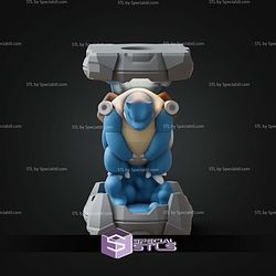 Pokemon Clone Lab Colletion Blastoise STL Files