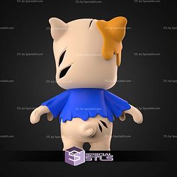 Porky Pig Chibi Zombie STL Files