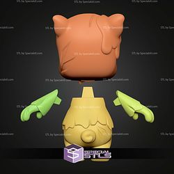 Porky Pig Chibi Zombie STL Files