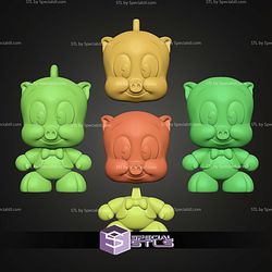 Porky Pig Kawaii STL Files