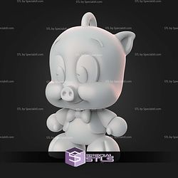 Porky Pig Kawaii STL Files