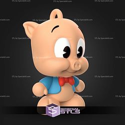 Porky Pig Kawaii STL Files