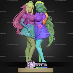 Raiden Shogun and Yae Miko Maid Girls STL Files