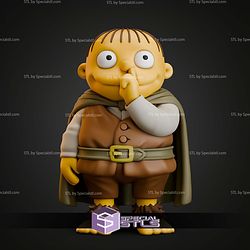 Ralph Wiggum Samwise Gamgee Mashup STL Files