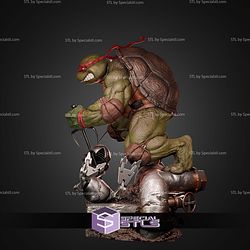 Raphael TMNT Angry Muscle 240mm STL Files