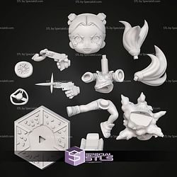 Rebecca Cyberpunk Edgerunners 185mm Chibi STL Files
