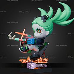 Rebecca Cyberpunk Edgerunners 185mm Chibi STL Files