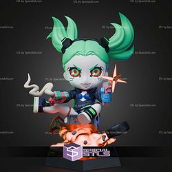 Rebecca Cyberpunk Edgerunners 185mm Chibi STL Files