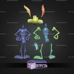 Roadrunner Coyote Standalone STL Files