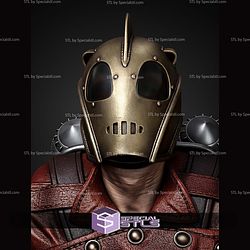 Rocketeer Portrait Bust 350mm STL Files