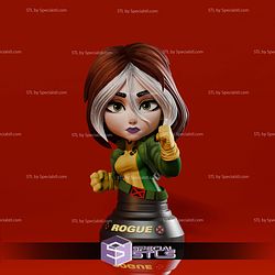 Rogue Chibi and Bust STL Files