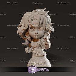 Rogue Chibi and Bust STL Files