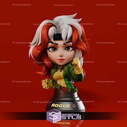 Rogue Chibi and Bust STL Files