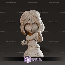 Rogue Chibi and Bust STL Files