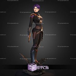 Sabine Wren with and without Helmet STL Files