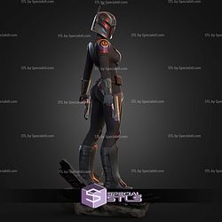 Sabine Wren with and without Helmet STL Files