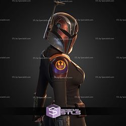 Sabine Wren with and without Helmet STL Files