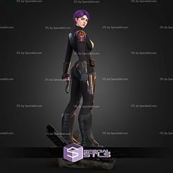 Sabine Wren with and without Helmet STL Files
