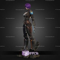 Sabine Wren with and without Helmet STL Files