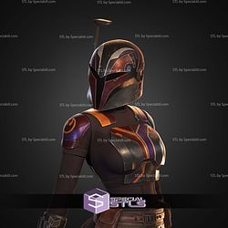 Sabine Wren with and without Helmet STL Files