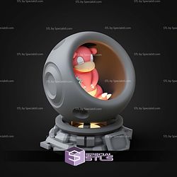 Super Basic Pokemon STL Slowbro Healing Machine