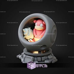 Super Basic Pokemon STL Slowbro Healing Machine
