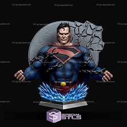 Superman Kingdom Come Portrait Bust 320mm STL Files