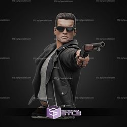 Terminator T-800 Pointing Bust 150mm STL Files