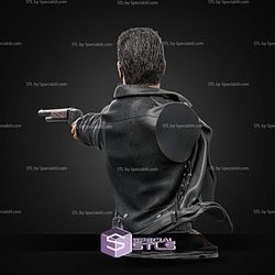Terminator T-800 Pointing Bust 150mm STL Files