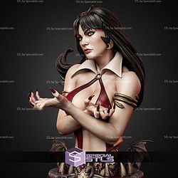 Vampirella Portrait Bust 284mm STL Files