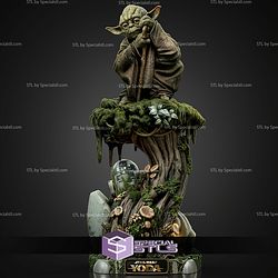 Yoda on Tree H375mm STL Files