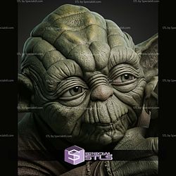 Yoda on Tree H375mm STL Files