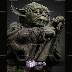 Yoda on Tree H375mm STL Files